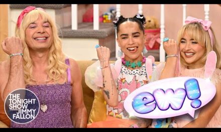 Zoë Kravitz and Sabrina Carpenter Join Jimmy Fallon for Hilarious “Ew!” Skit on The Tonight Show