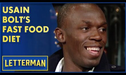 Usain Bolt Shares Olympic Insights and Love for Chicken McNuggets on David Letterman Show