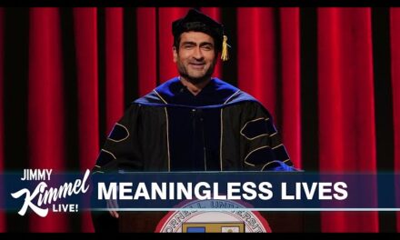 Kumail Nanjiani Delivers Hilariously Brutally Honest Graduation Speech on Jimmy Kimmel Live