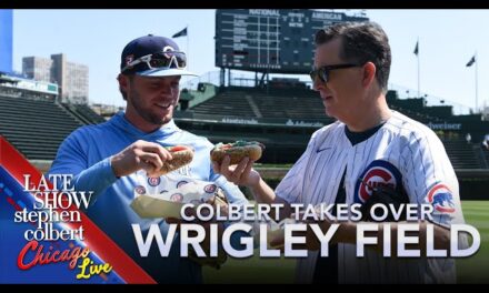 Late Show with Stephen Colbert Hits a Home Run at Wrigley Field with Chicago Cubs