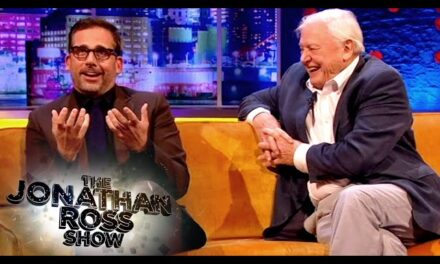 Steve Carell Reveals Hilarious Baboon Encounter and Surgery Stories with David Attenborough