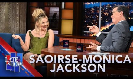 Saoirse-Monica Jackson Talks Selfish & Insane Characters in “The Decameron” on Stephen Colbert’s Late Show