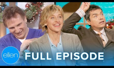 Liam Neeson and George Lopez Spread Holiday Cheer on ‘The Ellen Degeneres Show’