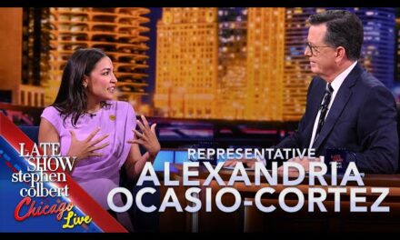 Congresswoman Alexandria Ocasio-Cortez Shares Bartending Experience and Discusses Healing Divisions on The Late Show with Stephen Colbert