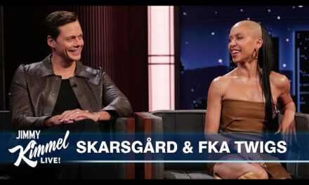 Bill Skarsgård and FKA twigs Discuss “The Crow” and Swedish Music on Jimmy Kimmel Live