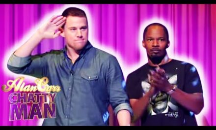 Channing Tatum and Jamie Foxx Set the Stage on Fire with Their Spectacular Entrance on Alan Carr: Chatty Man