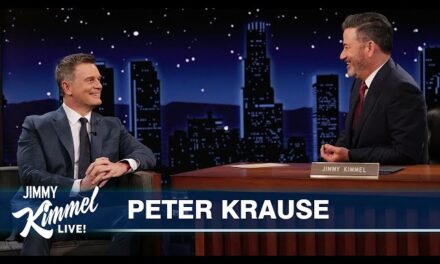 Peter Krause Opens Up About Living Next to Kristen Bell and Dax Shepard on Jimmy Kimmel Live