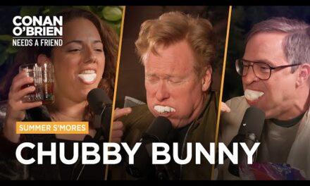 Conan O’Brien’s Hilarious “Chubby Bunny” Game Leaves Talk Show Audience in Stitches