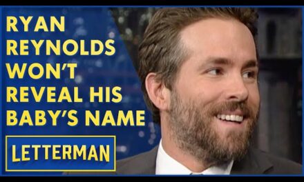 Ryan Reynolds Keeps Audience Laughing as He Refuses to Reveal Newborn Baby’s Name on Letterman Show