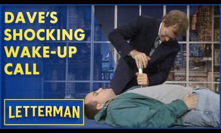 David Letterman’s Hilarious Attempt to Wake Up Sleepy Fan on Talk Show