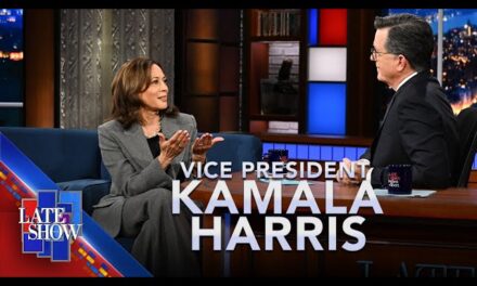 Kamala Harris Discusses Her Plans for Change and Vision for America on The Late Show with Stephen Colbert