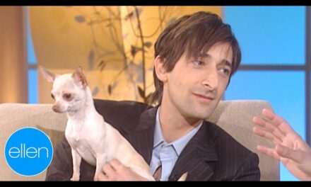 Adrien Brody Charms Ellen Degeneres with Anecdotes, Fast Cars, and an Adorable Chihuahua