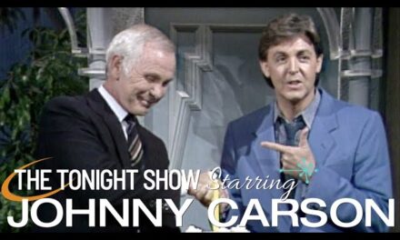 Paul McCartney Surprises Johnny Carson with Birthday Cake on The Tonight Show