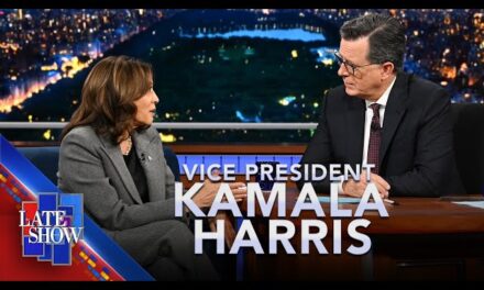 Vice President Kamala Harris Talks Middle East Conflict and Trump’s Relationships with Authoritarian Leaders on Stephen Colbert’s Show