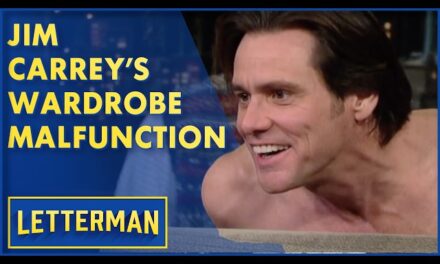 Jim Carrey’s Hilarious Wardrobe Malfunction on David Letterman’s Talk Show