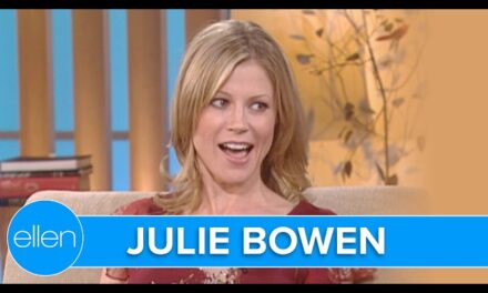 Julie Bowen Reveals What It’s Like to Kiss John Stamos on “The Ellen Degeneres Show