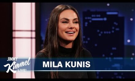 Mila Kunis Talks Dodgers, Halloween Costumes, and Parking Wars on Jimmy Kimmel Live