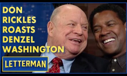 Comedy Legend Don Rickles Roasts Denzel Washington and David Letterman on Talk Show