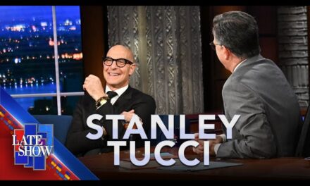 Stanley Tucci and Stephen Colbert Talk Food, Cooking, and Catholic Upbringing on The Late Show