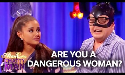 Ariana Grande Gets Silly in Slumber Party with Alan Carr on “Chatty Man” Talk Show