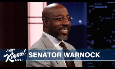 Senator Reverend Raphael Warnock Talks Politics, Hurricane Relief, and Faith on Jimmy Kimmel Live