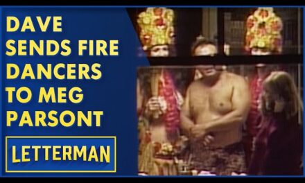 Polynesian Fire Dancers Wow Audience in David Letterman’s Talk Show with Surprise Performance