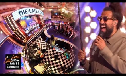 Reggie Watts Delivers an Unforgettable Performance with 360 Camera on The Late Late Show