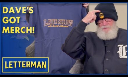 David Letterman’s Hilarious Talk Show Episode: New Merchandise and Funny Anecdotes