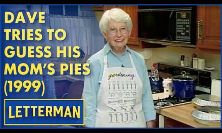 David Letterman Guesses Thanksgiving Pies with His Charming Mother in Classic Late Show Segment