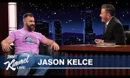 Former NFL Player Jason Kelce Talks Philly, New Talk Show, and Holiday Shopping on Jimmy Kimmel Live