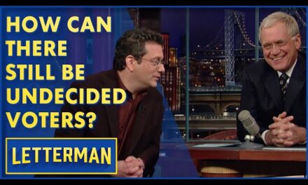 David Letterman’s Hilarious Take on Undecided Voters in Late-Night Talk Show