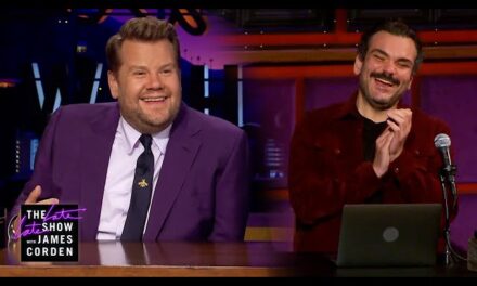 James Corden Gets Saucy on Thanksgiving Eve with Jeff Goldblum and Caitriona Balfe