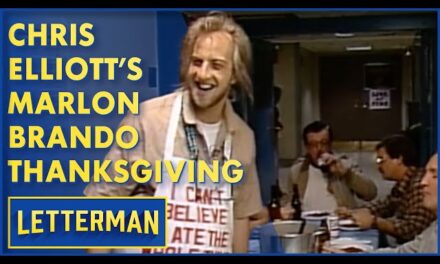 Marlon Brando Brings Unforgettable Thanksgiving Feast to David Letterman’s Talk Show