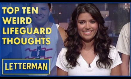 Lifeguards on David Letterman’s Talk Show: Hilarious Top Ten Thoughts Revealed