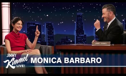 Monica Barbaro Talks About Her Oscar Encounter and Learning to Play Guitar on Jimmy Kimmel Live