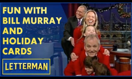 Bill Murray Shares Hilarious Holiday Photo on ‘David Letterman’ Talk Show