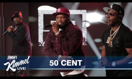 50 Cent Delivers Electrifying Performance on Jimmy Kimmel Live