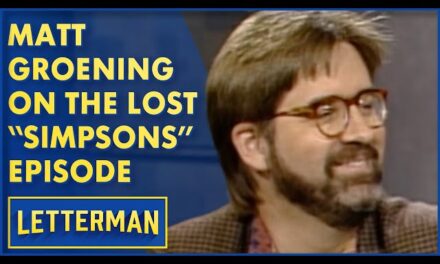 Matt Groening Opens Up About ‘The Simpsons’ Origins and Success on David Letterman’s Show