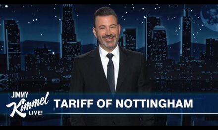 Jimmy Kimmel Live Takes on Thanksgiving, Cameo, and Presidential Tariffs