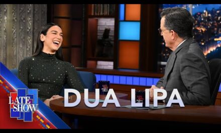 Dua Lipa Talks Books, Concert Special, and Inspiring Journey on “The Late Show