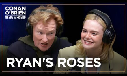 Elle Fanning Reveals Heartbreaking Truth About Favorite Radio Show on Conan O’Brien’s Talk Show