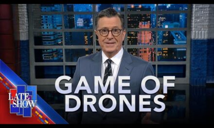 Stephen Colbert Breaks Internet Dancing with Oprah and Addresses Mysterious Drone Sightings