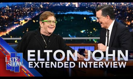 Elton John’s Candid Interview on “The Late Show with Stephen Colbert” Explores Icon’s Journey to Happiness and Fulfillment