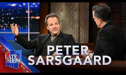 Actor Peter Sarsgaard Talks About New Movie ‘September 5’ and Working with Wife Maggie Gyllenhaal on ‘The Late Show with Stephen Colbert’