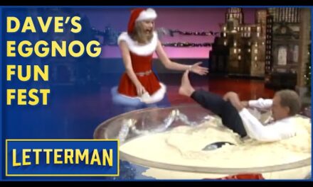 David Letterman’s Hilarious Holiday Eggnog Tradition Lights Up the Talk Show Stage