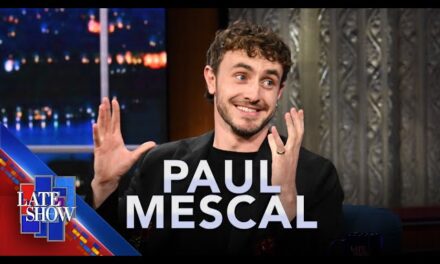 Paul Mescal Talks About His Role in “Gladiator 2” on “The Late Show with Stephen Colbert