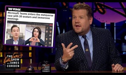 James Corden Talks Sexy Changes, Metaverse Confusion, and Digital Sneakers on “The Late Late Show