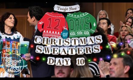 Jimmy Fallon’s “12 Days of Christmas Sweaters” Continues to Spread Holiday Cheer