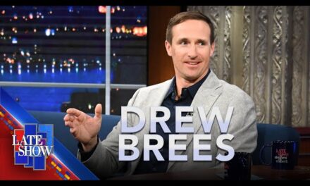 Drew Brees Opens Up About Super Bowl Triumph and Connection with New Orleans on The Late Show with Stephen Colbert