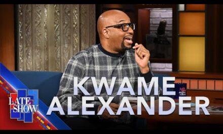 Kwame Alexander Talks Poetry, Childhood Influences, and New Book on The Late Show with Stephen Colbert